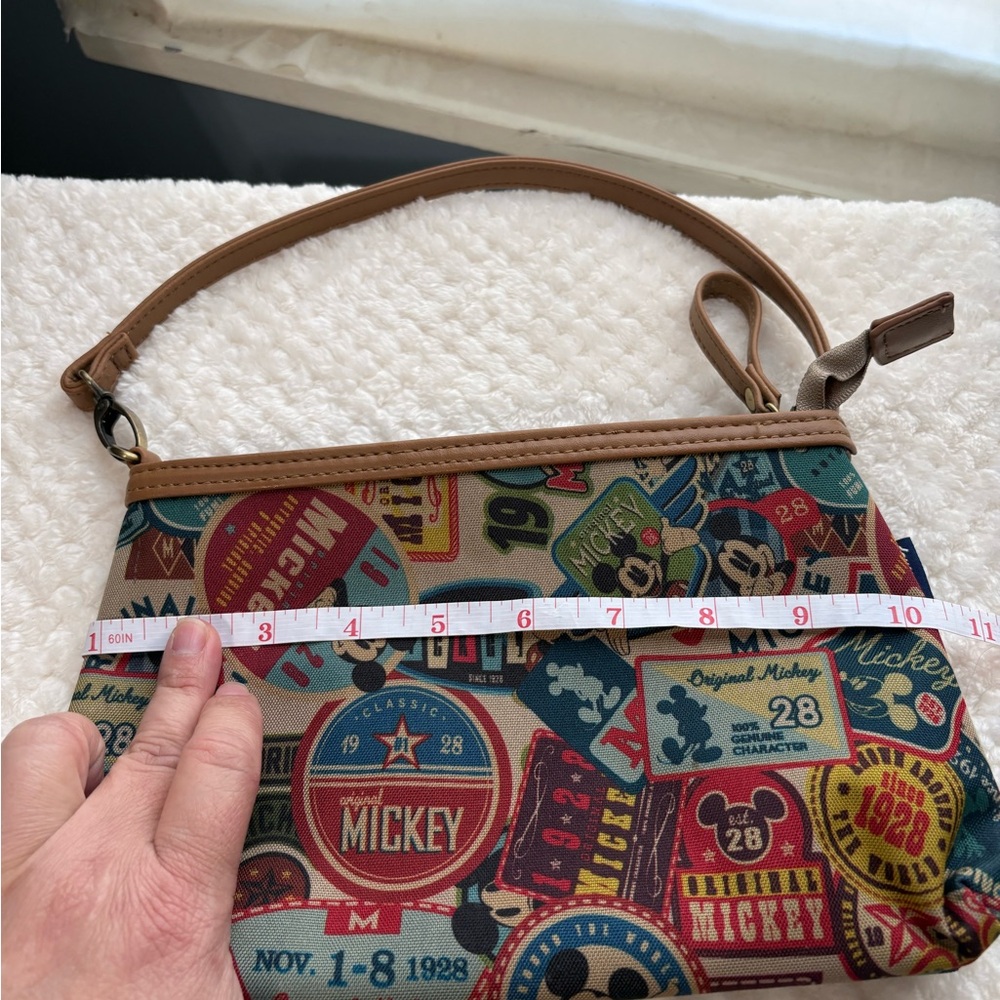 Disney Multicolor Mickey Patchwork Crossbody with… - image 7